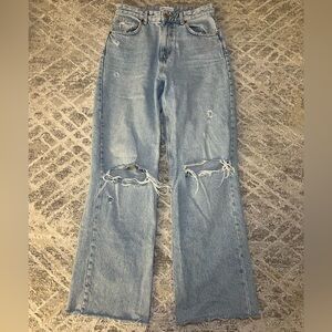 High Waisted Wide Leg Zara Jeans
